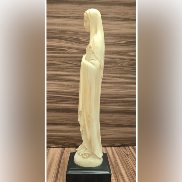 Antique/Vintage Gino Ruggeri Bianchi Sacred Heart of Mary Alabaster Sculpture - Picture 14 of 14